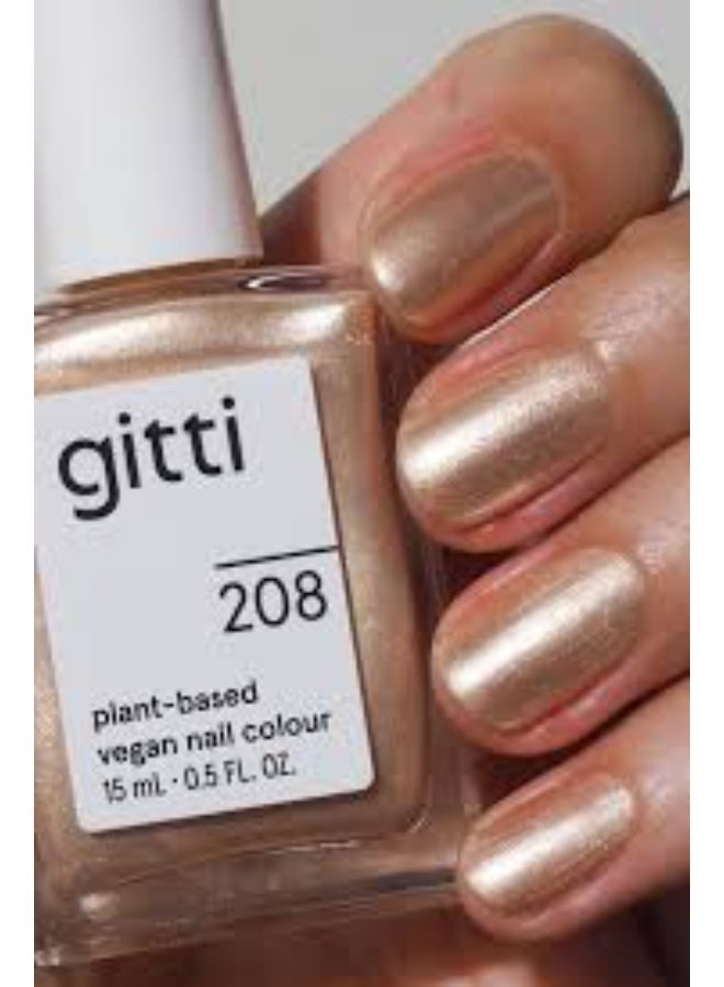 gitti no. 208 Nail Polish 15ml - Image 2